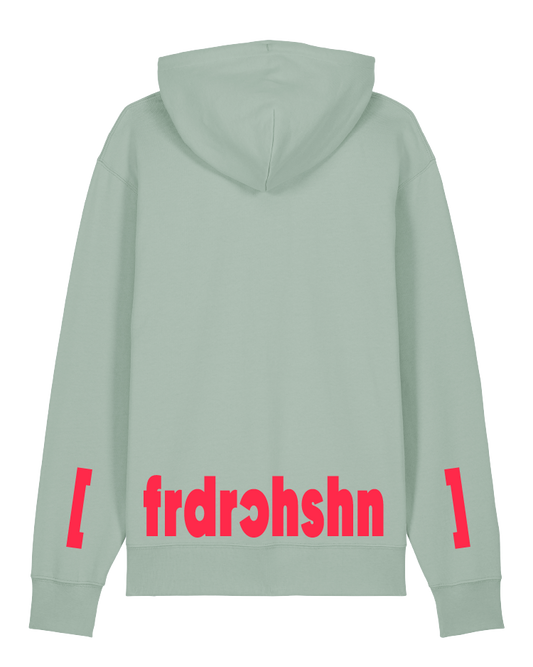 hoodie türkis friedrichshain neon rot print hmbrg berlin