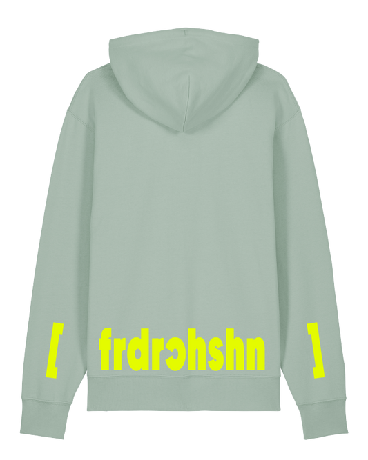 hoodie türkis friedrichshain neon gelb print hmbrg berlin