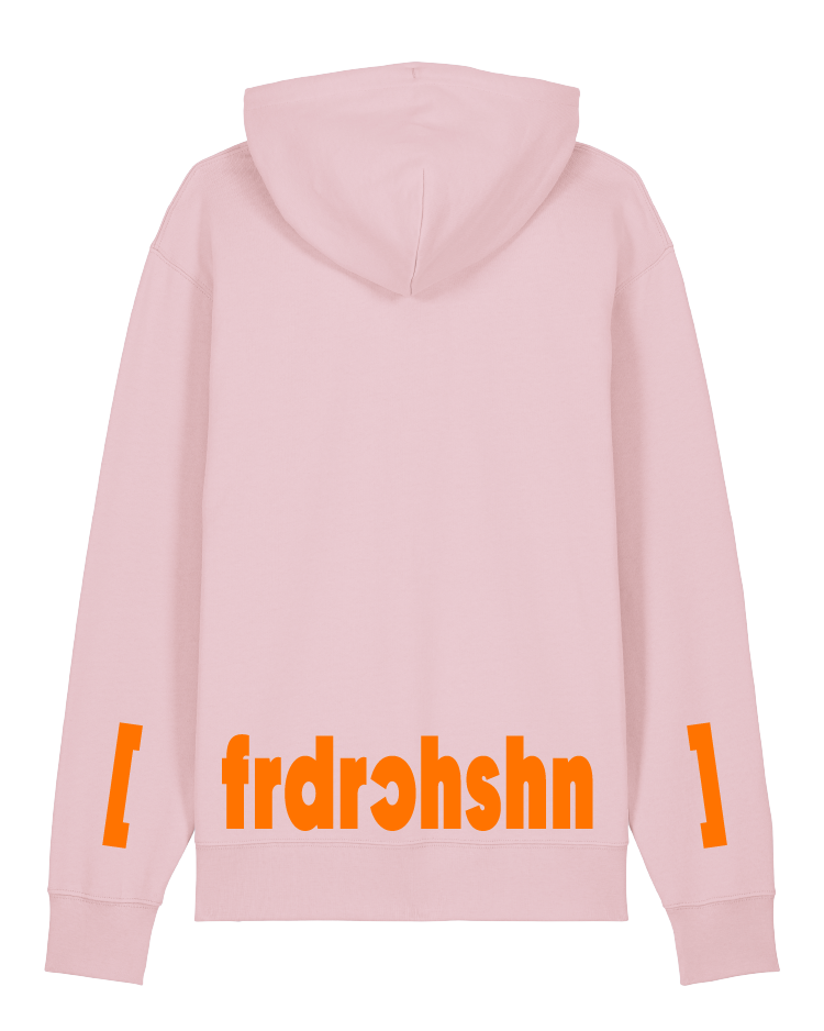 hoodie rosa friedrichshain orange print hmbrg berlin