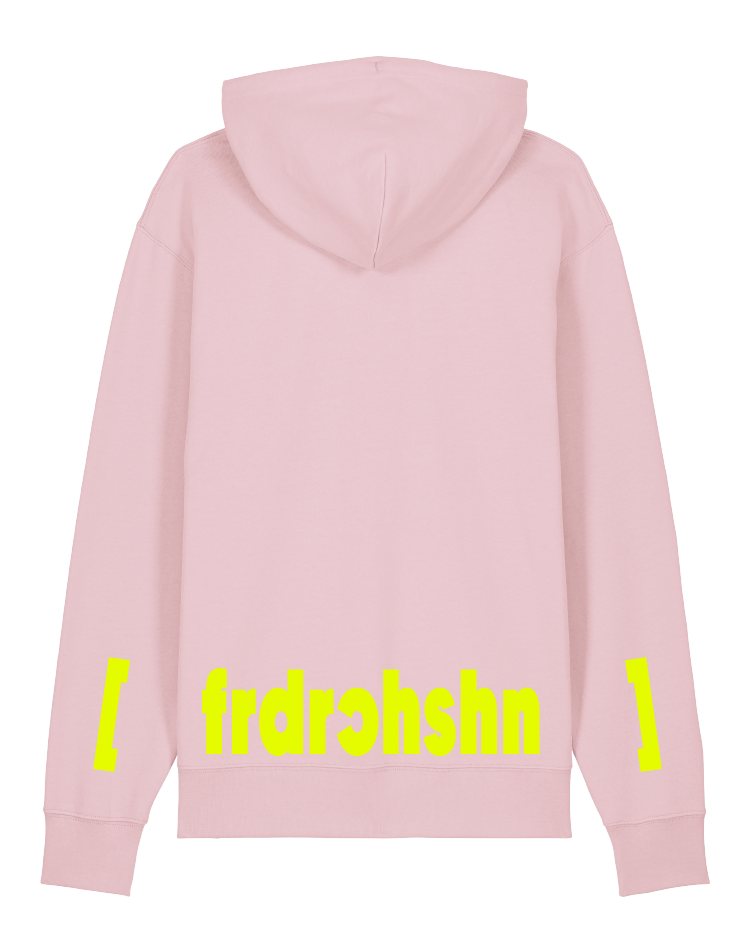hoodie rosa friedrichshain neon gelb print hmbrg berlin