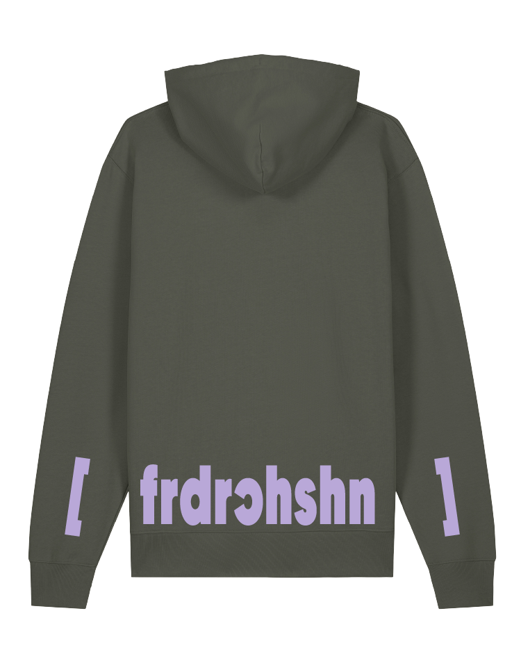 hoodie grün friedrichshain violett print hmbrg berlin