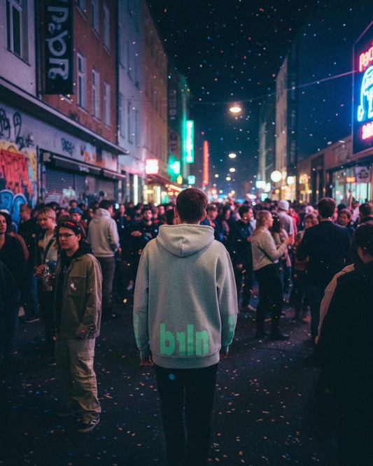 [berlin mitte] Heather Grey Unisex Hoodie