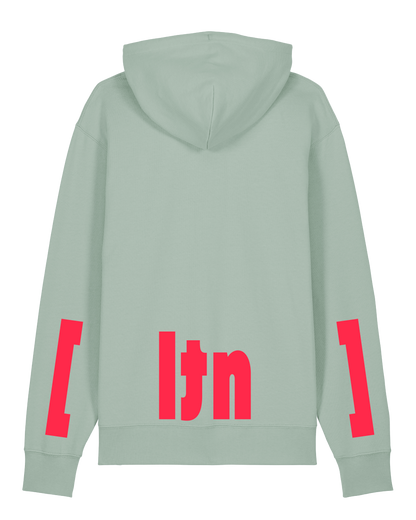 hoodie türkis neon rot print altona ltn hamburg hmbrg