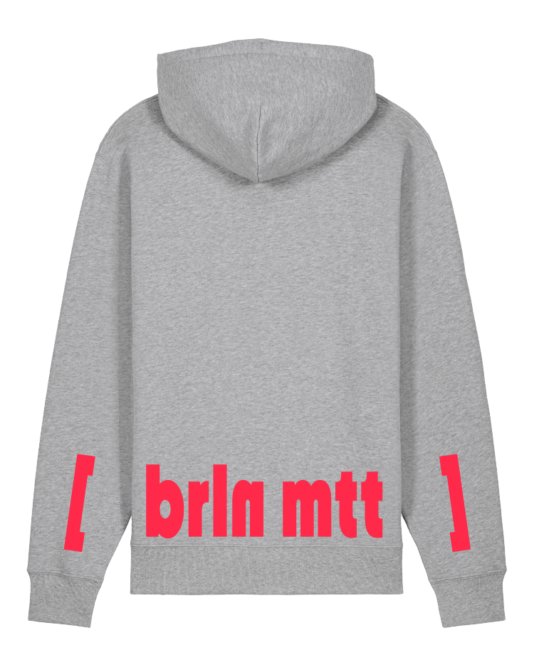 [berlin mitte] Unisex Hoodie Kids, Heather Grey