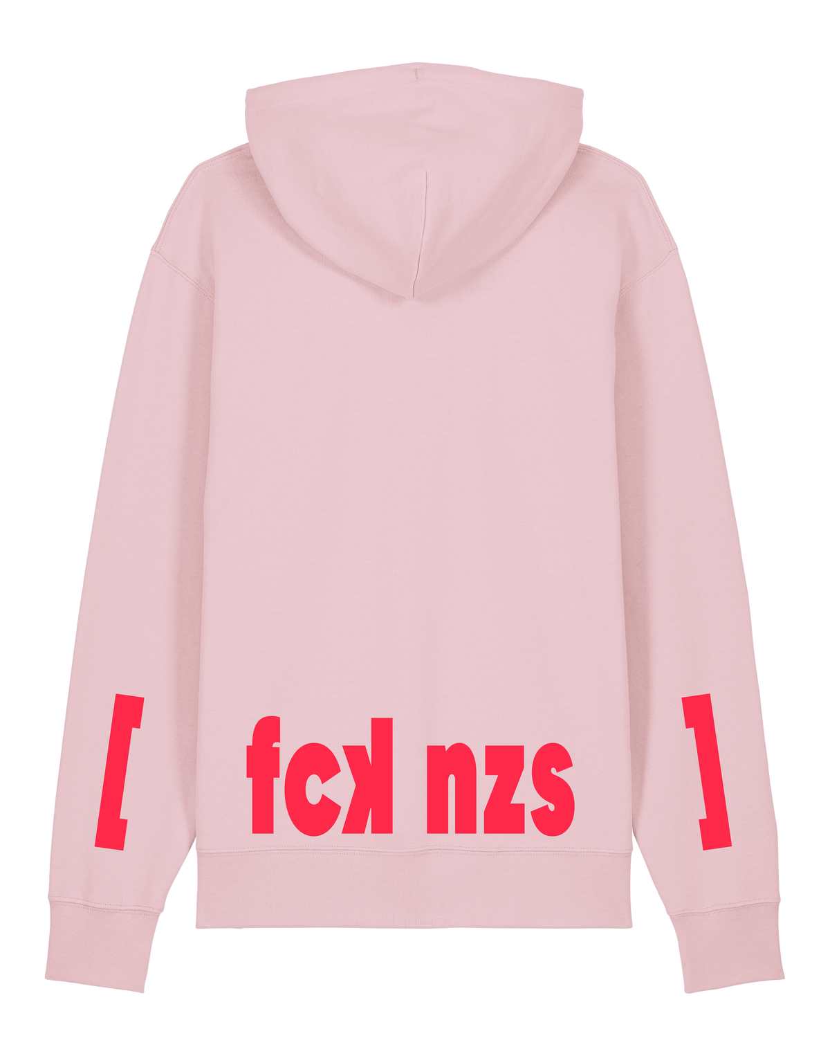 [fck nzs] Unisex Hoodie Cotton Pink
