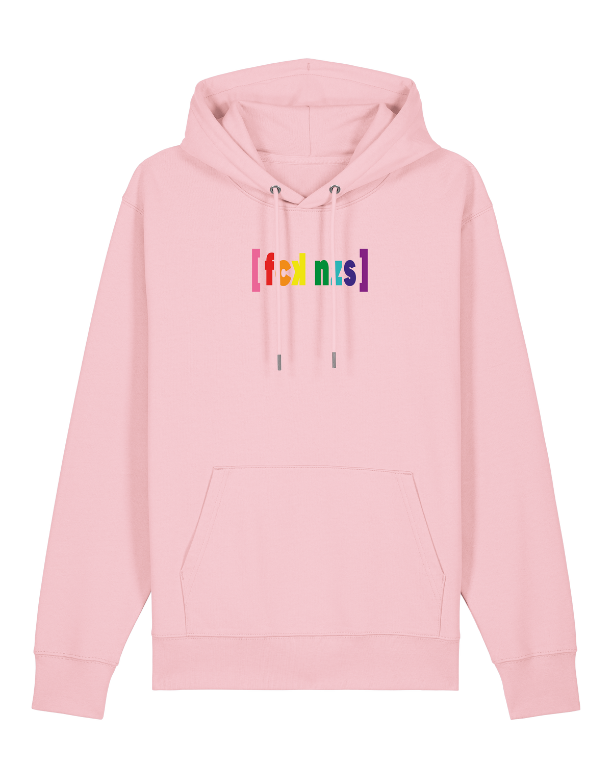 [fck nzs] Unisex Hoodie Cotton Pink