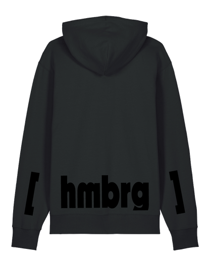 [hamburg] Unisex Hoodie, Schwarz