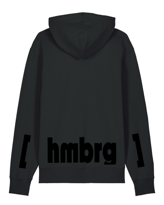 [hamburg] Black Unisex Hoodie