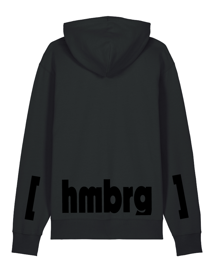 [hamburg] Unisex Hoodie Kids, Black