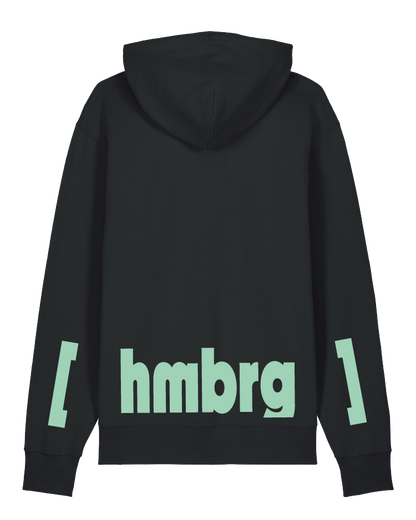 [hamburg] Unisex Hoodie, Schwarz