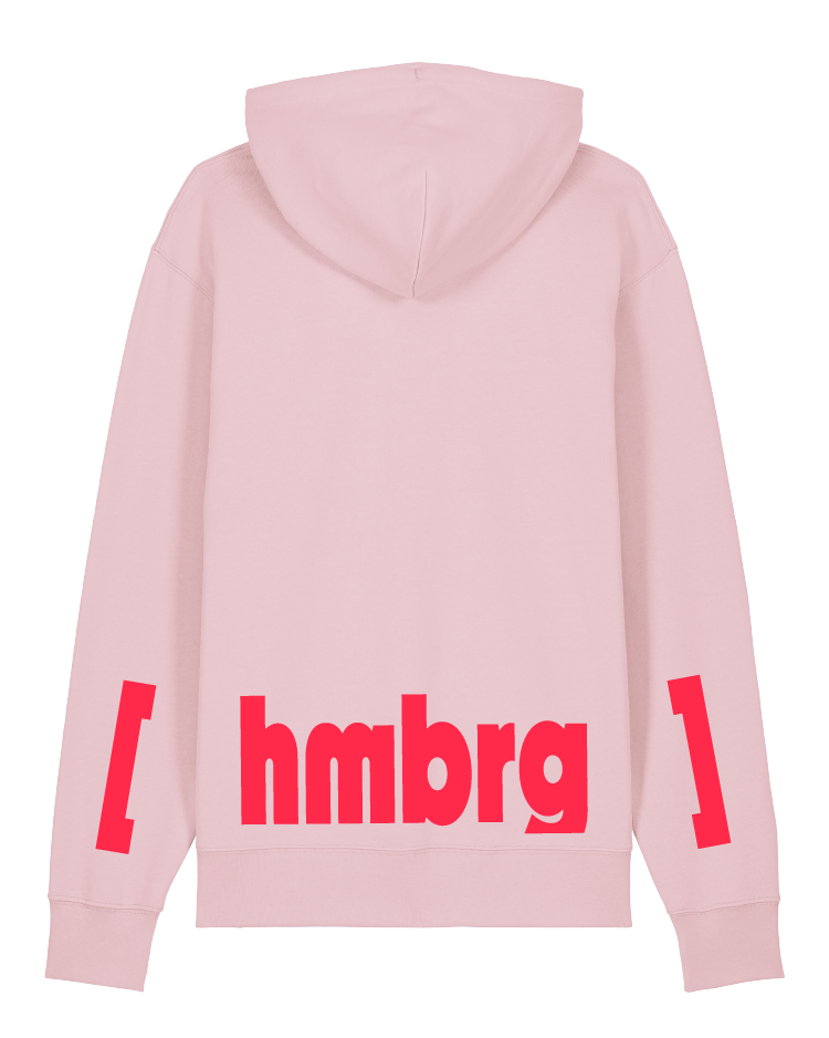 [hamburg] Unisex Hoodie Kids, Cotton Pink