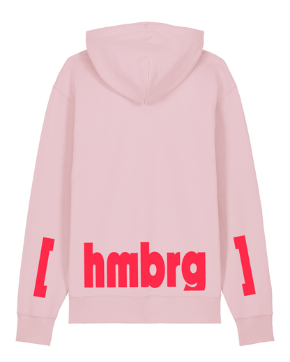 [hamburg] Unisex Hoodie Kids, Cotton Pink