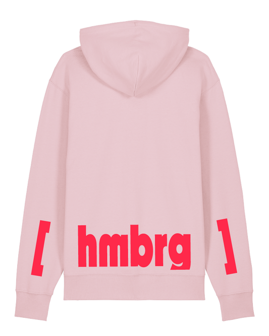 [hamburg] Unisex Hoodie Kids, Cotton Pink