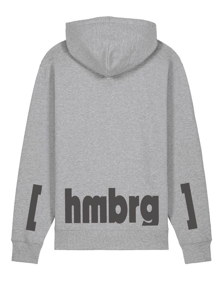[hamburg] Unisex Hoodie Kids, Heather Grey