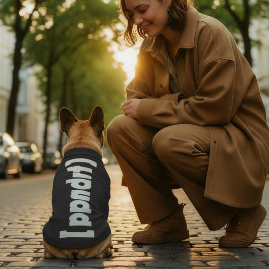 Mehr als ein Hundepullover. Ein Stück Eppendorf. Ein Stück Zuhause. Farbe: Dunkelgrau/Weiß