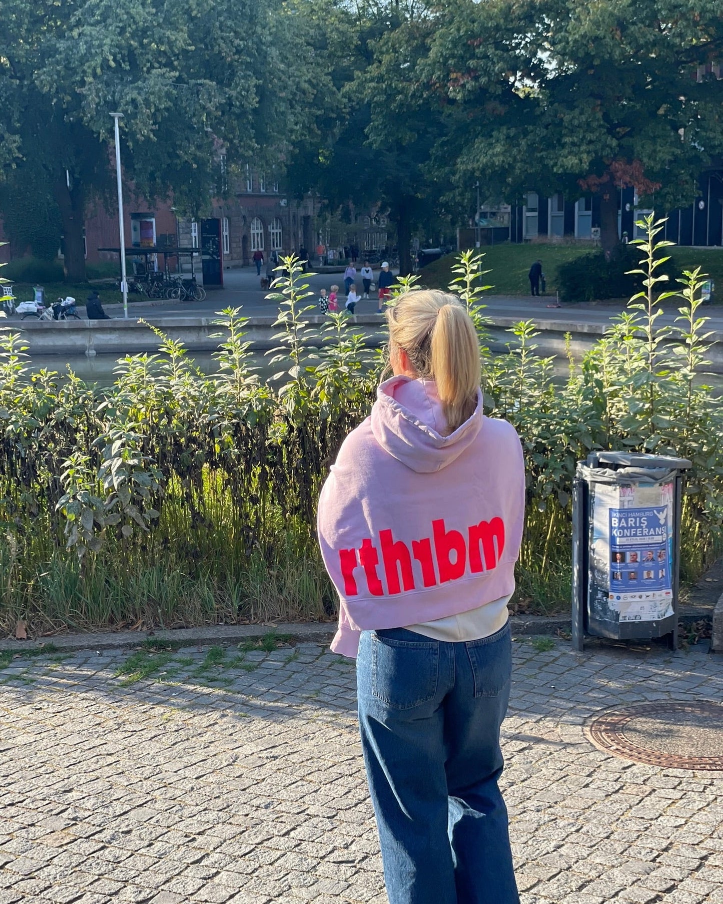 [rotherbaum] Cotton Pink Unisex Hoodie