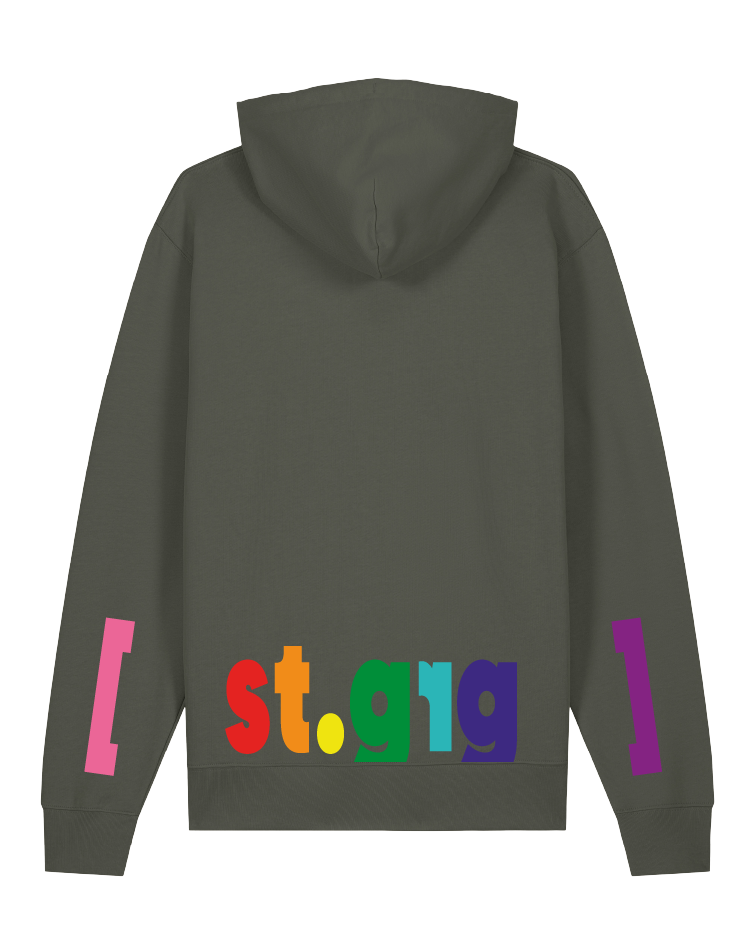 [st. georg] Unisex Hoodie Kids, Khaki