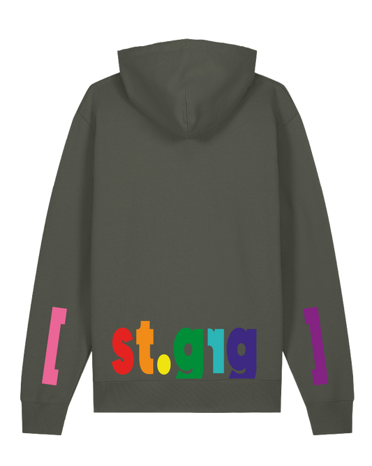 [st. georg] Unisex Hoodie Kids, Khaki