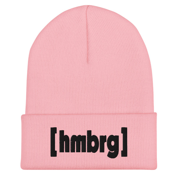 Hamburg Beanie mit schwarzem [hmbrg] Stick – Deine Stadt. Dein Style. Dein Winter. – baby pink