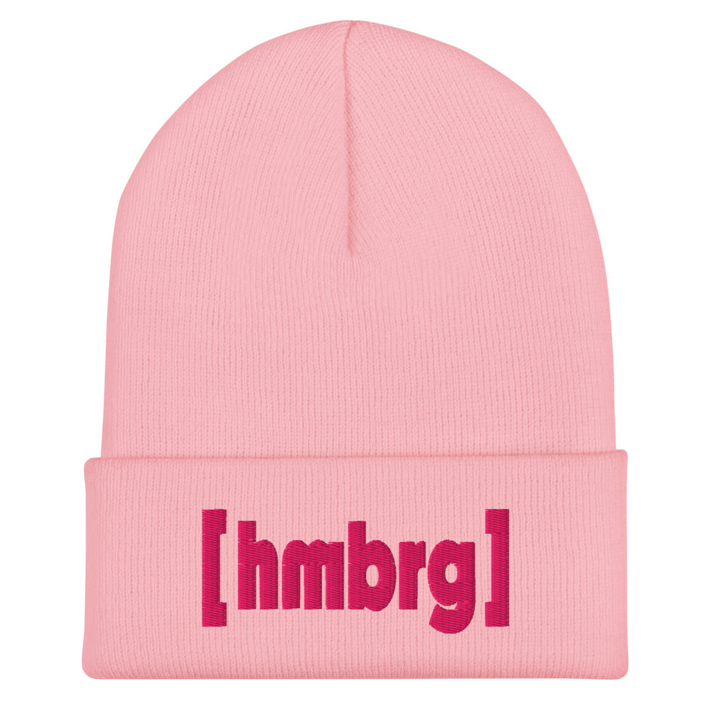 Hamburg Beanie mit pinkem [hmbrg] Stick.  – Deine Stadt. Dein Style. Dein Winter.
