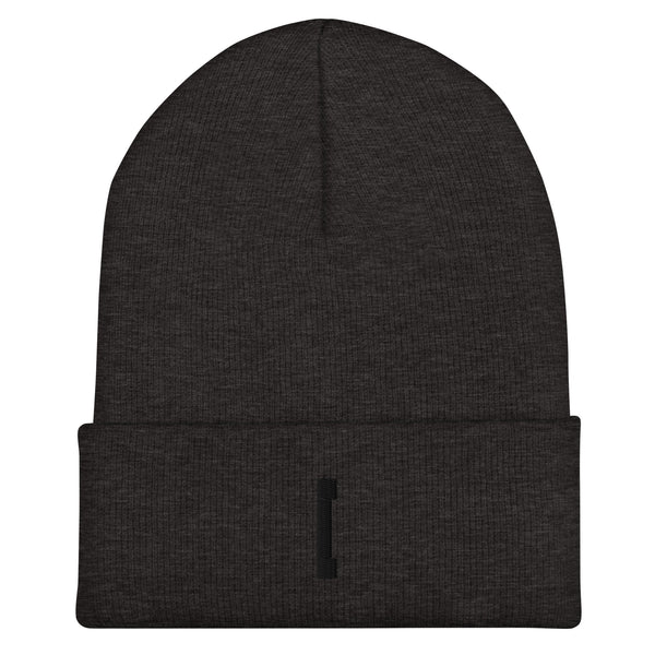 Hamburg Beanie mit schwarzem Icon Stick – Deine Stadt. Dein Style. Dein Winter. – dunkelgrau