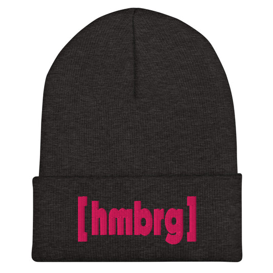 Hamburg Beanie mit pinkem [hmbrg] Stick.  – Deine Stadt. Dein Style. Dein Winter.