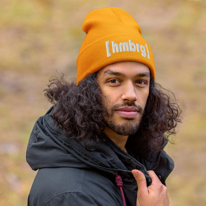 Hamburg Beanie mit weißem [hmbrg] Stick – Deine Stadt. Dein Style. Dein Winter.