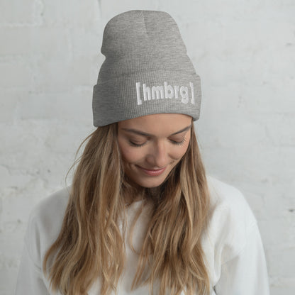 Hamburg Beanie mit weißem [hmbrg] Stick – Deine Stadt. Dein Style. Dein Winter.