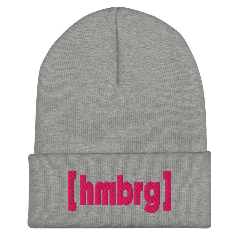 Hamburg Beanie mit pinkem [hmbrg] Stick.  – Deine Stadt. Dein Style. Dein Winter.