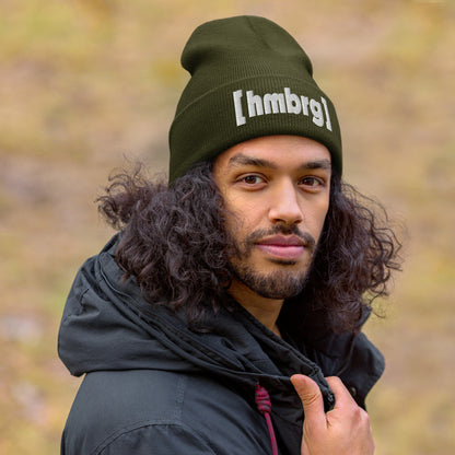 Hamburg Beanie mit weißem [hmbrg] Stick – Deine Stadt. Dein Style. Dein Winter.