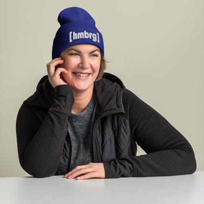 Hamburg Beanie mit weißem [hmbrg] Stick – Deine Stadt. Dein Style. Dein Winter.