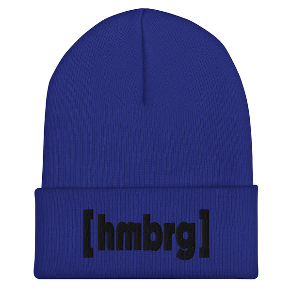 Hamburg Beanie mit schwarzem [hmbrg] Stick – Deine Stadt. Dein Style. Dein Winter. – royal