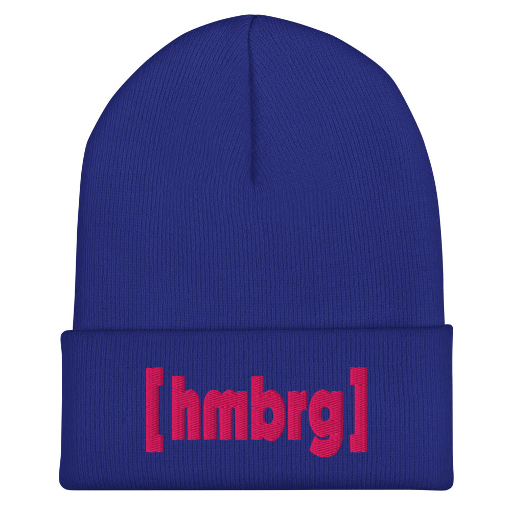 Hamburg Beanie mit pinkem [hmbrg] Stick.  – Deine Stadt. Dein Style. Dein Winter.
