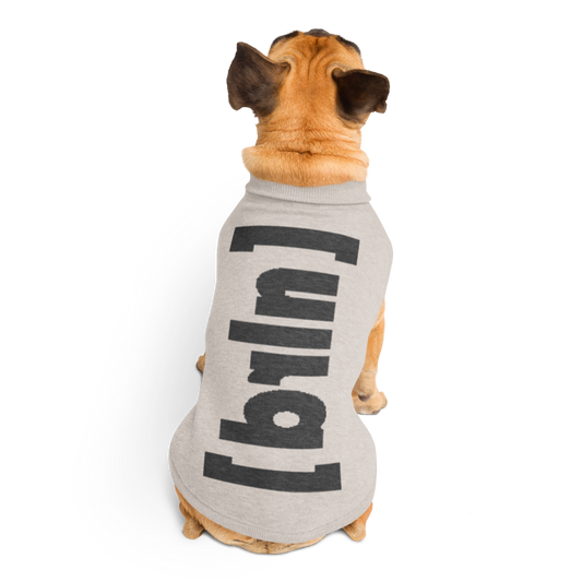 Mehr als ein Hundepullover. Ein Stück Berlin. Ein Stück Zuhause. Farbe: Sand/Dunkelgrau