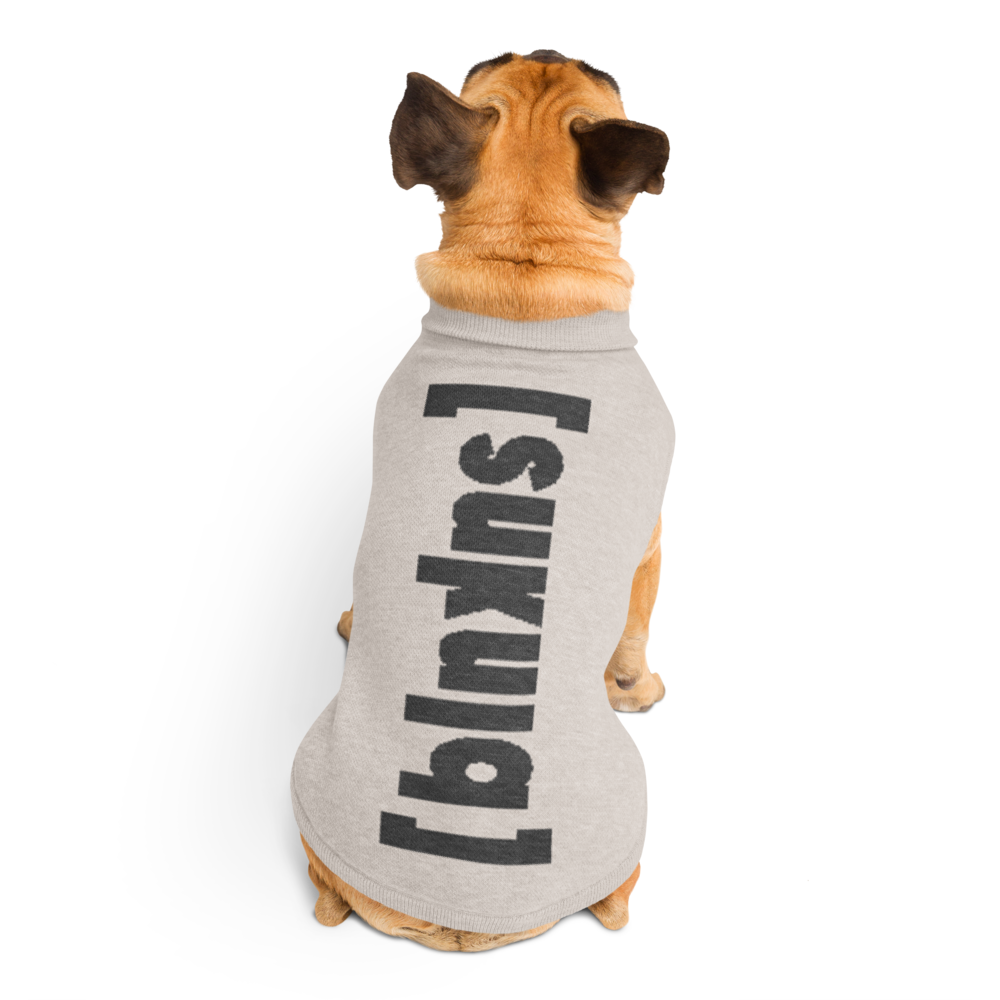 Mehr als ein Hundepullover. Ein Stück Blankenese. Ein Stück Zuhause. Farbe: Sand/Dunkelgrau