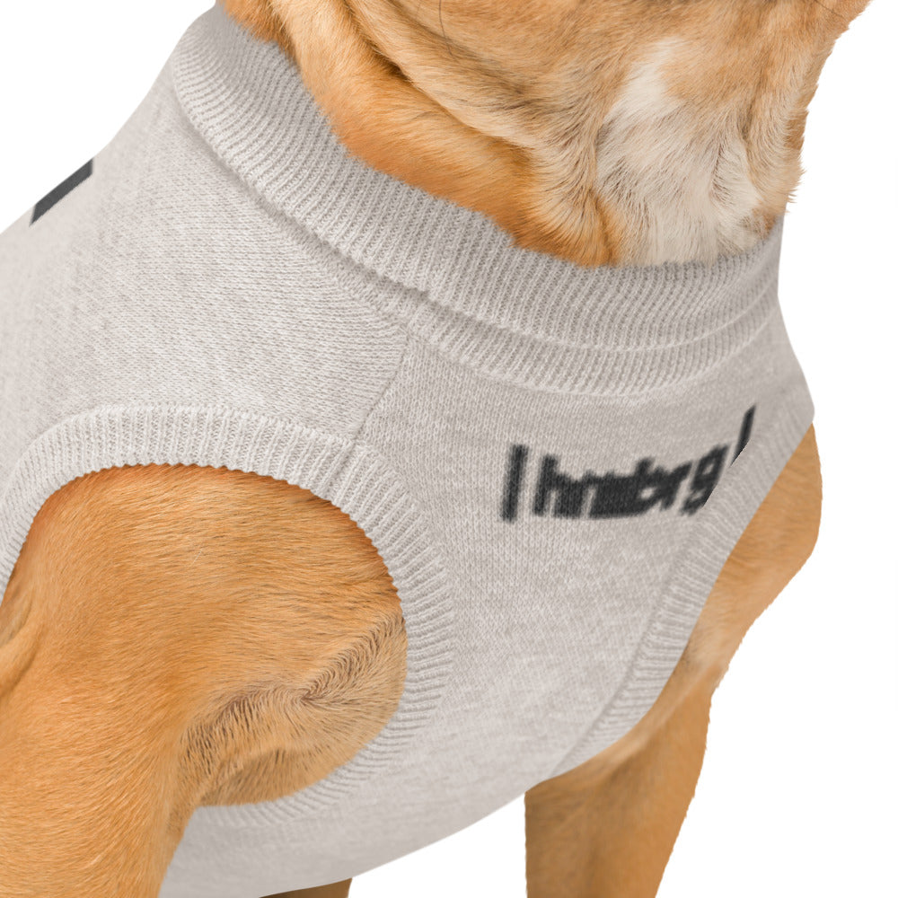 Mehr als ein Hundepullover.  Ein Stück Eppendorf. Ein Stück Zuhause. Farbe: Sand/Dunkelgrau