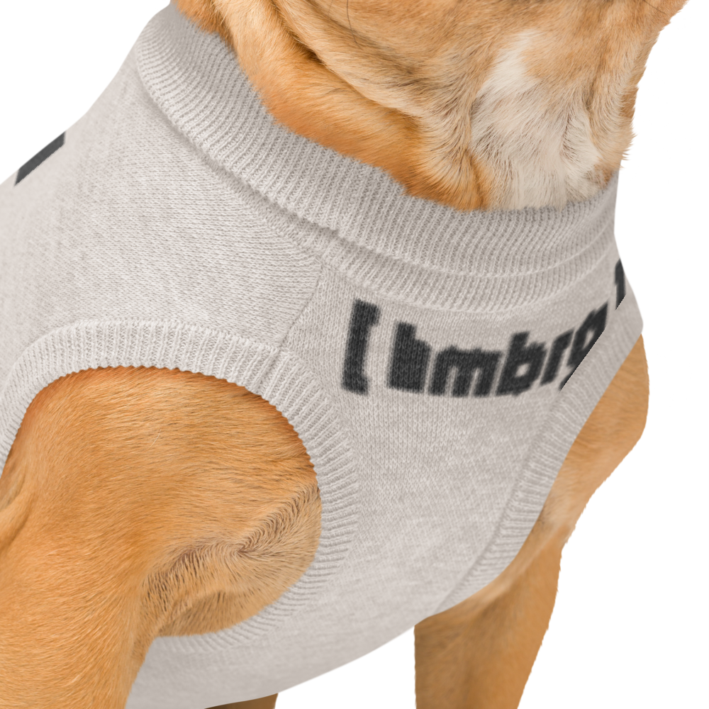 Mehr als ein Hundepullover. Ein Stück Blankenese. Ein Stück Zuhause. Farbe: Sand/Dunkelgrau