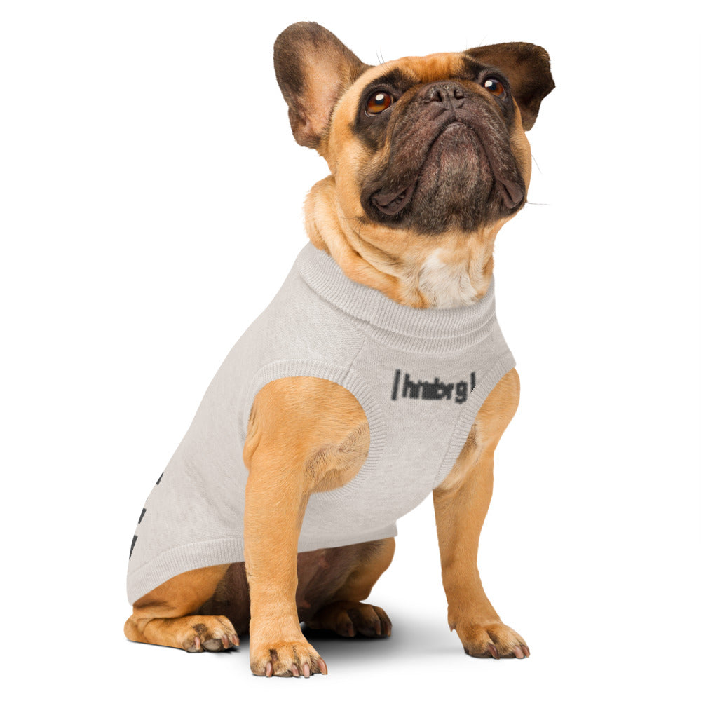 Mehr als ein Hundepullover.  Ein Stück Eppendorf. Ein Stück Zuhause. Farbe: Sand/Dunkelgrau