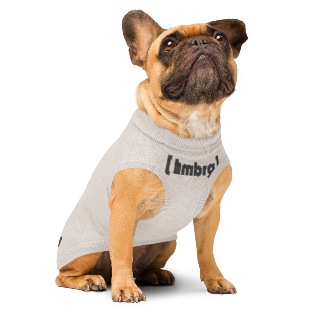 Mehr als ein Hundepullover. Ein Stück Blankenese. Ein Stück Zuhause. Farbe: Sand/Dunkelgrau