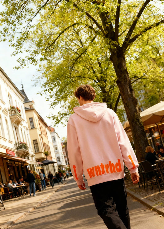[winterhude] Cotton Pink Unisex Hoodie